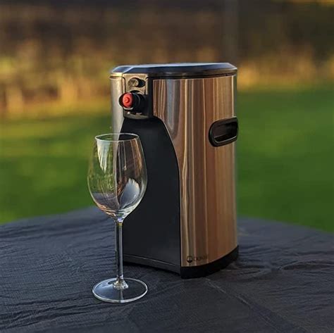 boxxle box wine dispenser 3 liter stainless steel|bag in box for wine.